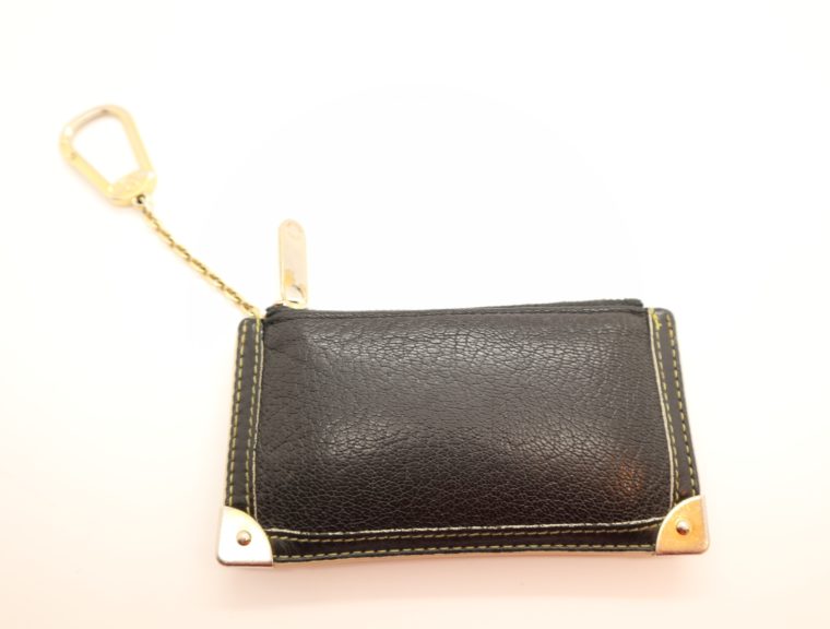 Louis Vuitton Schlüsseletui Suhali Leder schwarz-13828