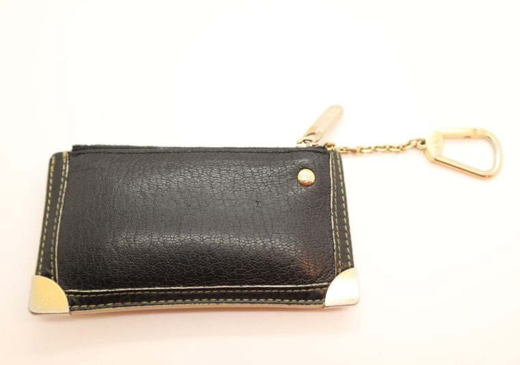 Louis Vuitton Schlüsseletui Suhali Leder schwarz-13826