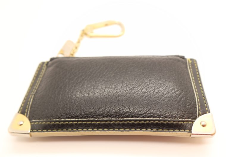 Louis Vuitton Schlüsseletui Suhali Leder schwarz-13829