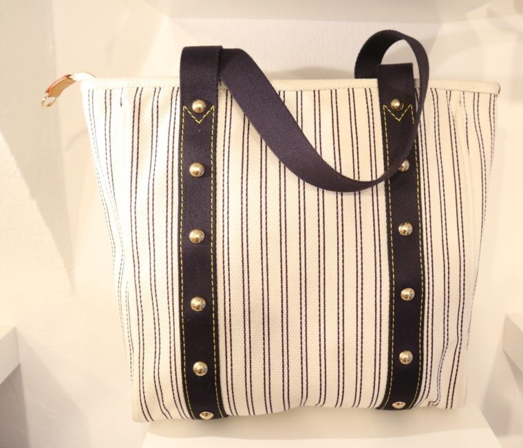 Louis Vuitton Tasche Cabas MM Toile Antigua blau weiß-13838