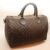 Louis Vuitton Tasche Speedy 30 band. Mini Lin dunkelbraun
