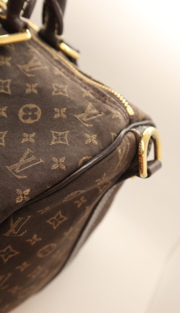 Louis Vuitton Tasche Speedy 30 band. Mini Lin schwarz-13851
