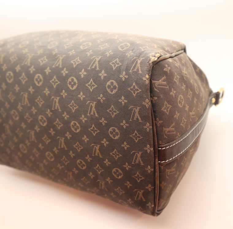 Louis Vuitton Tasche Speedy 30 band. Mini Lin schwarz-13857