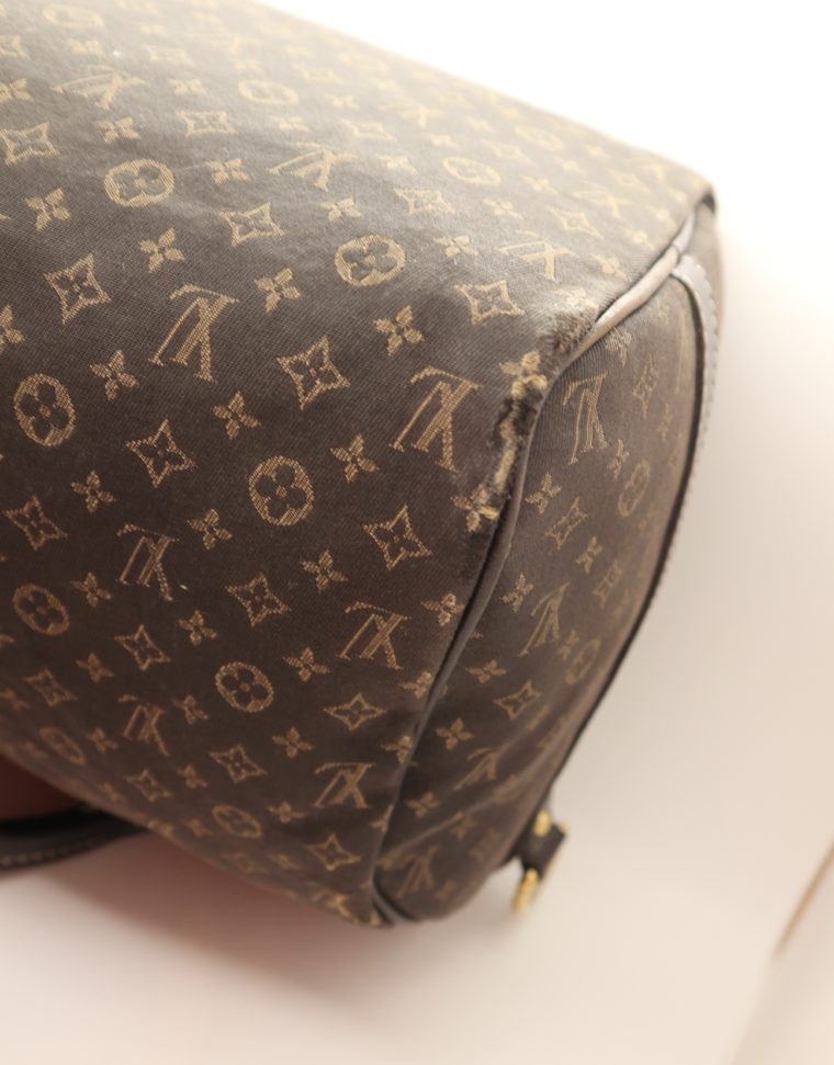 Louis Vuitton Tasche Speedy 30 band. Mini Lin schwarz-13856