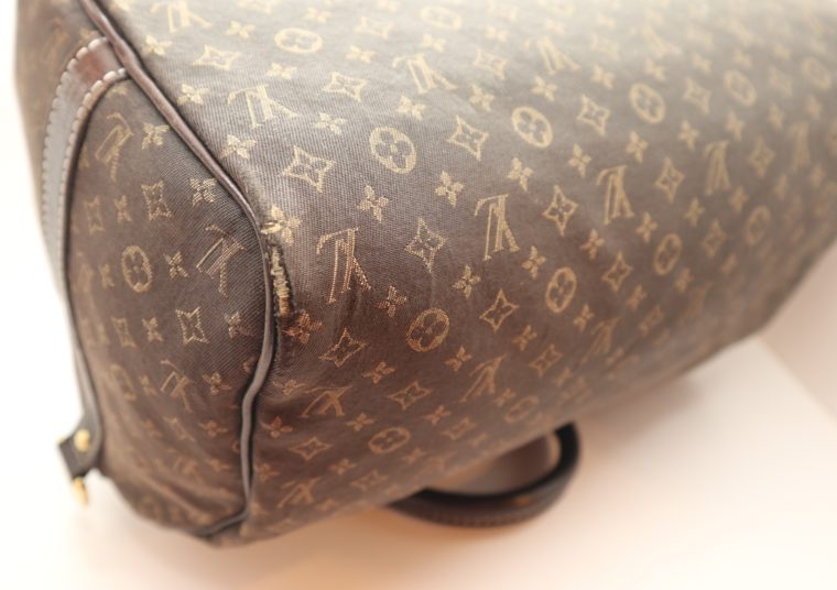 Louis Vuitton Tasche Speedy 30 band. Mini Lin schwarz-13858