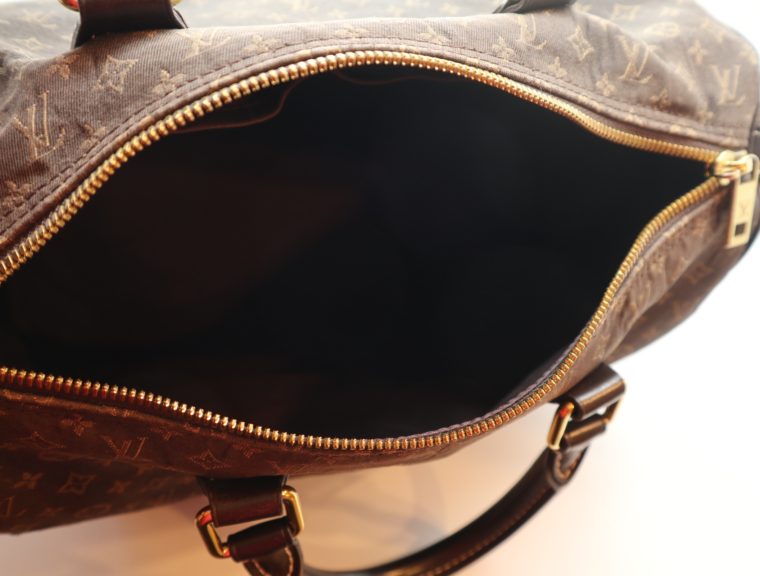 Louis Vuitton Tasche Speedy 30 band. Mini Lin schwarz-13863