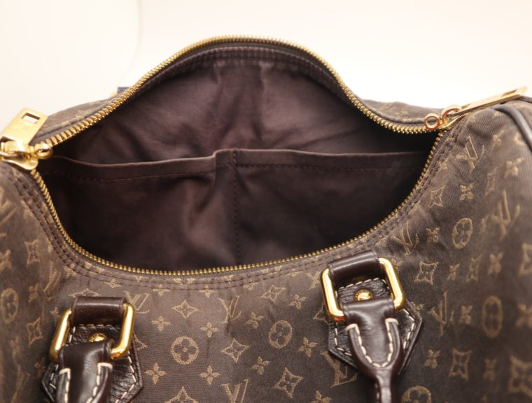 Louis Vuitton Tasche Speedy 30 band. Mini Lin schwarz-13864