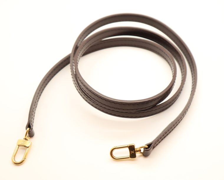 Louis Vuitton Verlängerungsriemen Damier ebene braun-0