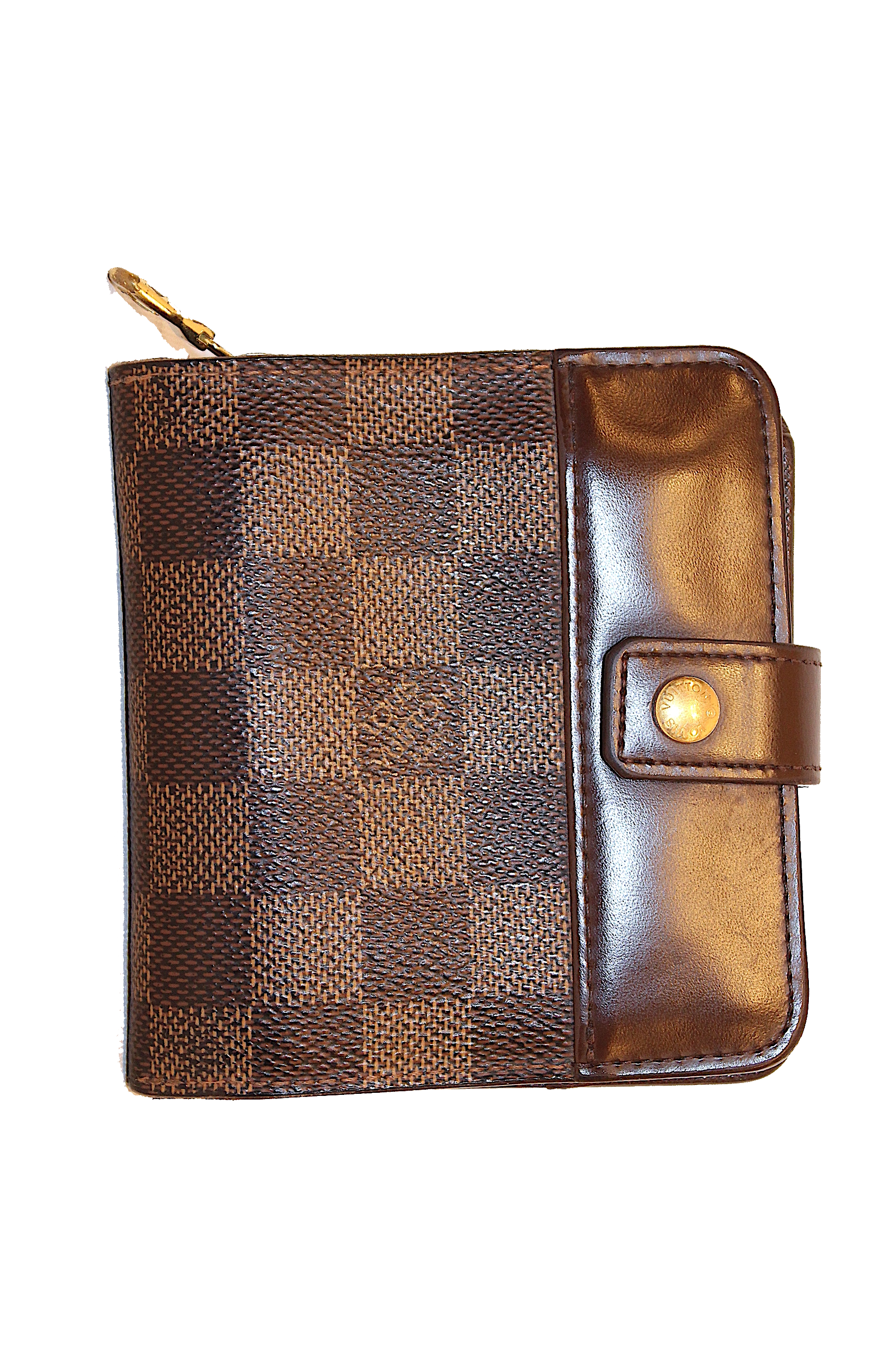 Louis Vuitton Geldbörse compact zippe Damier ebene – Luxus Store