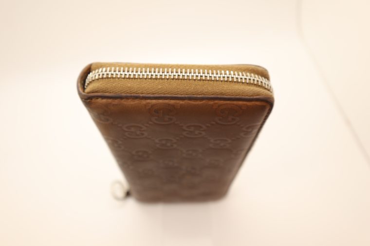 Gucci Geldbörse Leder braun -14884