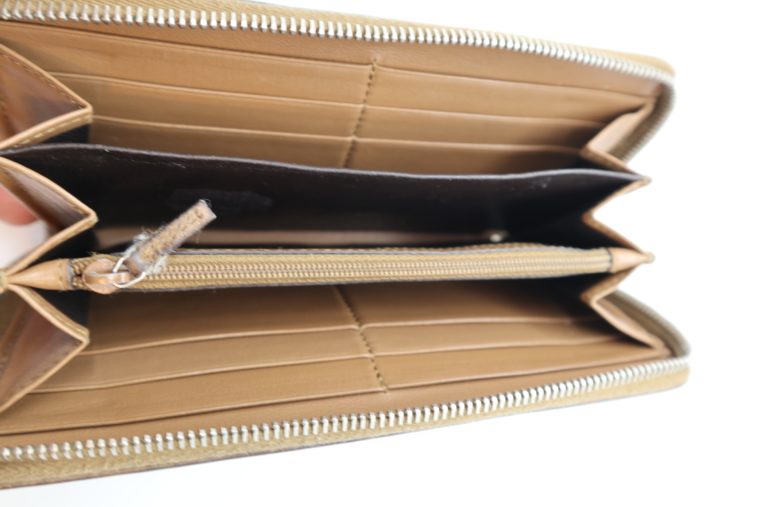 Gucci Geldbörse Leder braun -14887