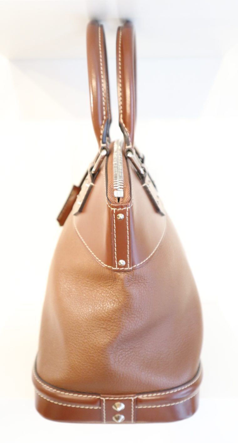 Louis Vuitton Tasche Lockit Lockit PM Suhali Leder braun-14827