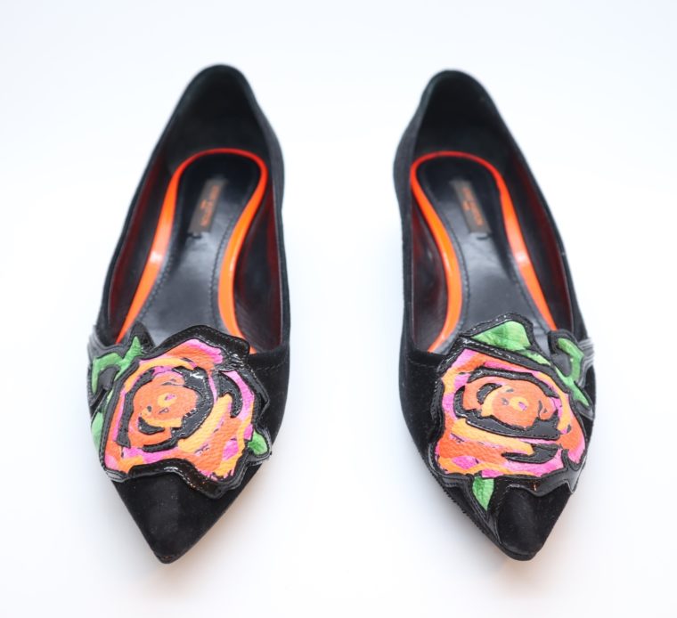 Louis Vuitton Pumps schwarz Rose 36-0
