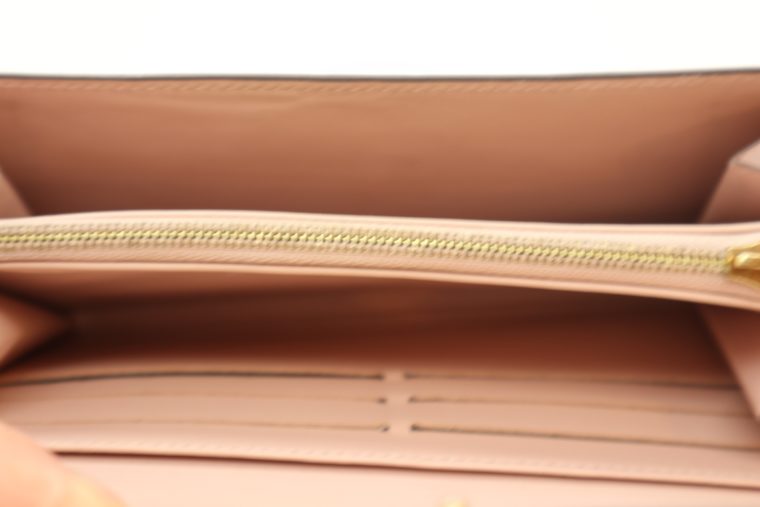 Louis Vuitton Geldbörse Sarah Vernis Leder beige -15021