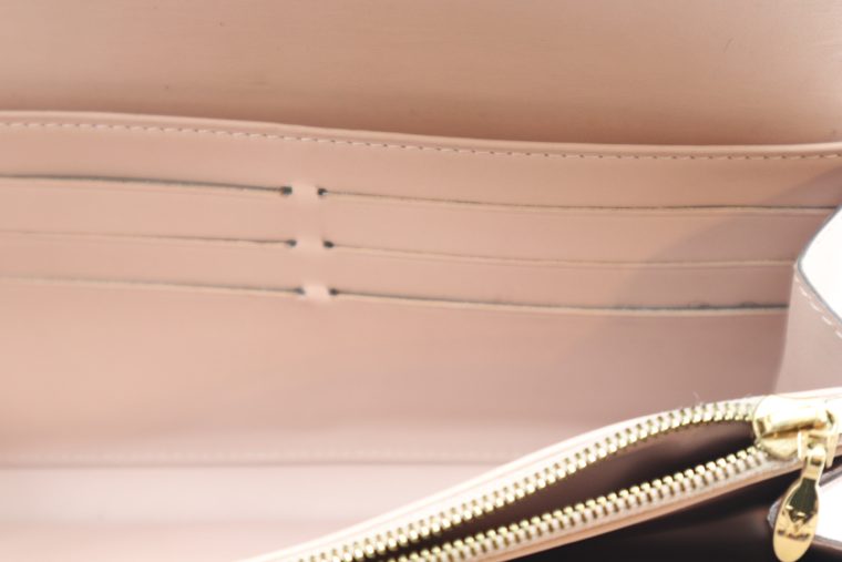 Louis Vuitton Geldbörse Sarah Vernis Leder beige -15026