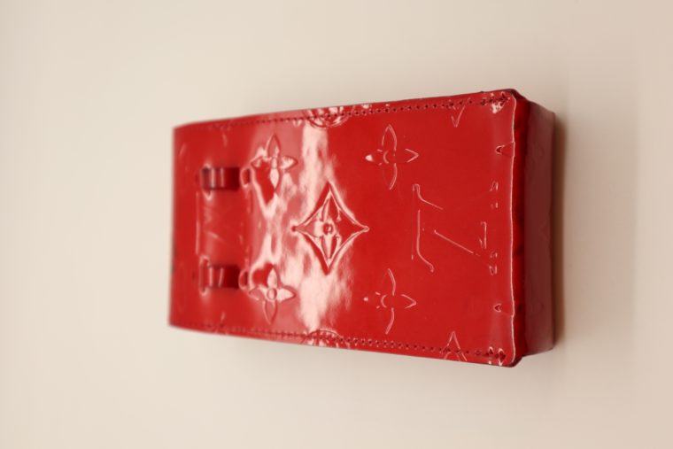 Louis Vuitton Handyetui Greene Vernis Leder rot-14941