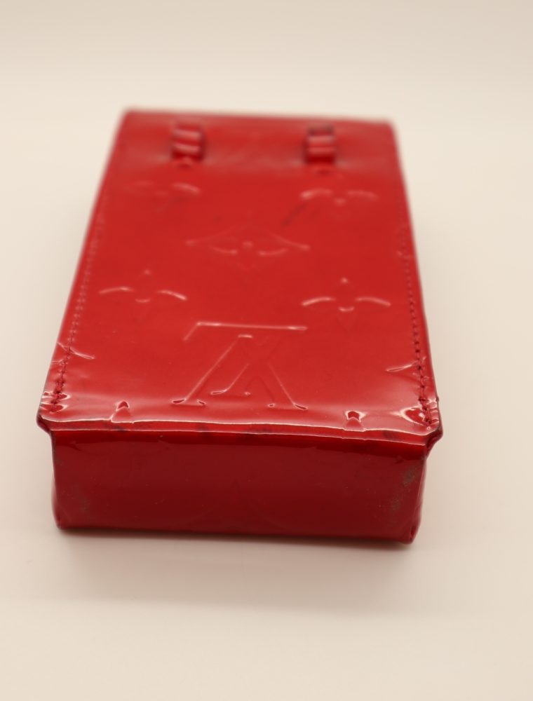 Louis Vuitton Handyetui Greene Vernis Leder rot-14943