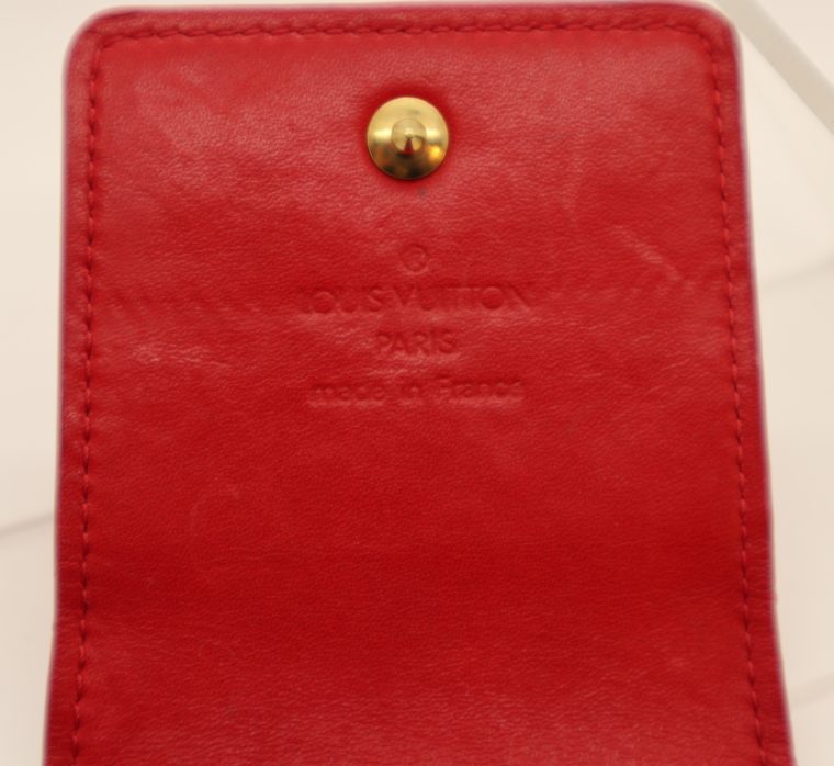 Louis Vuitton Handyetui Greene Vernis Leder rot-14944