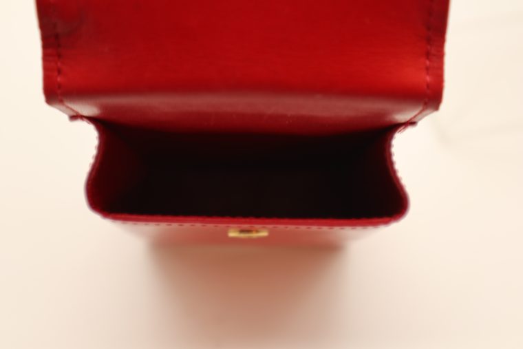 Louis Vuitton Handyetui Greene Vernis Leder rot-14945
