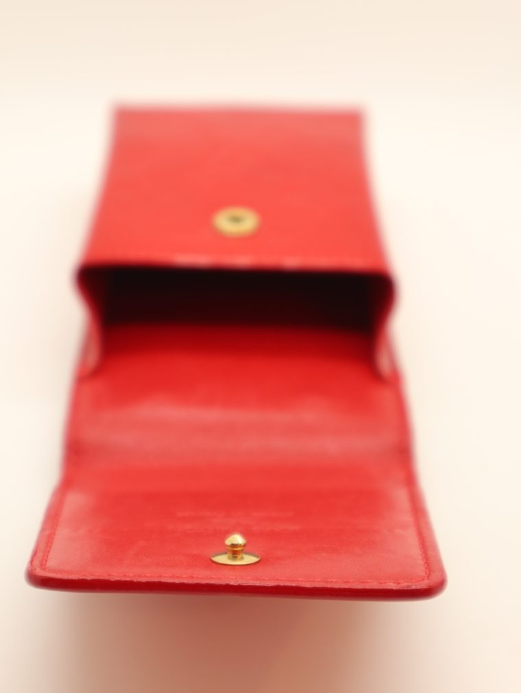 Louis Vuitton Handyetui Greene Vernis Leder rot-14948