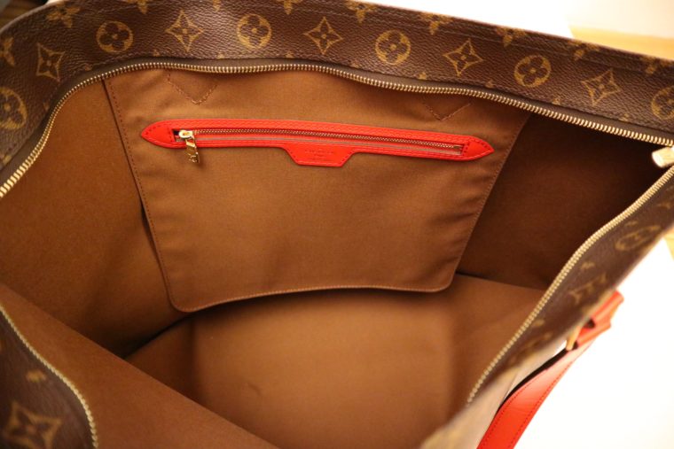 Louis Vuitton Tasche Reisetasche All in MM Monogram Canvas rot-15383