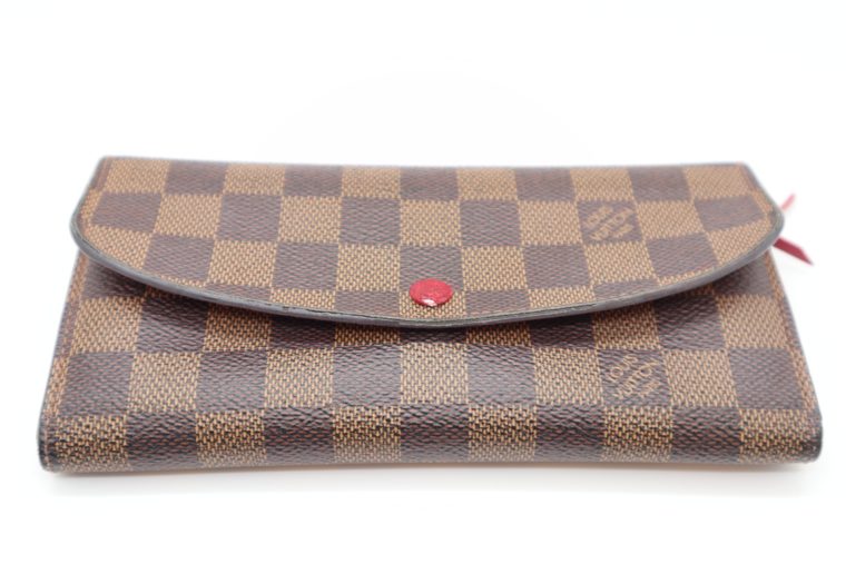 Louis Vuitton Geldbörse Emilie Monogram Canvas rot-0
