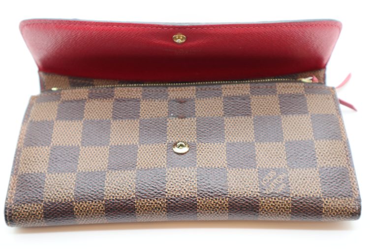 Louis Vuitton Geldbörse Emilie Monogram Canvas rot-15477