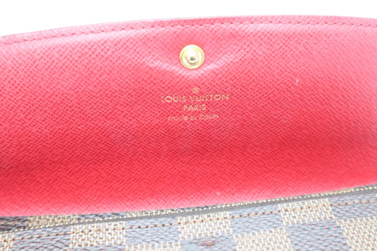 Louis Vuitton Geldbörse Emilie Monogram Canvas rot-15479