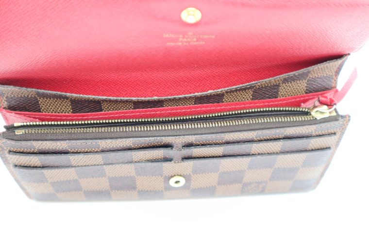 Louis Vuitton Geldbörse Emilie Monogram Canvas rot-15481