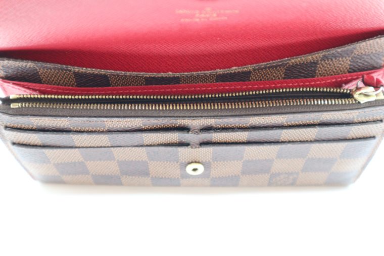 Louis Vuitton Geldbörse Emilie Monogram Canvas rot-15482