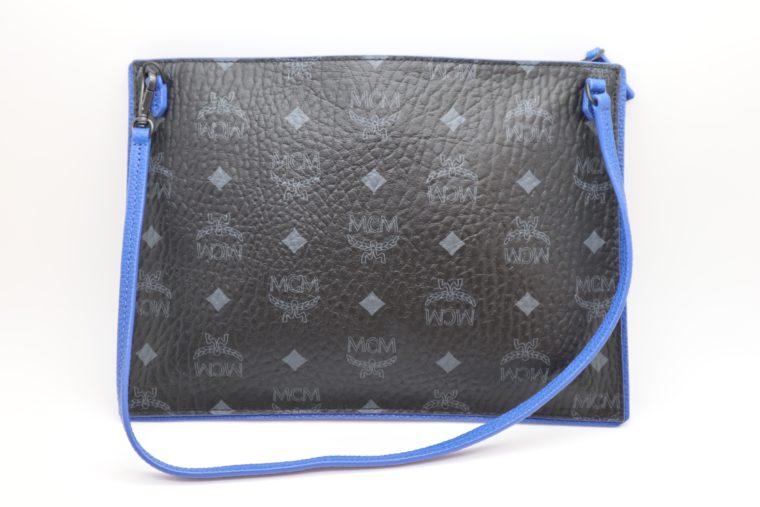 MCM Tasche Pochette schwarz blau-15338