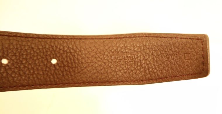 Hermes Gürtel Wendegürtel schwarz / braun-15260