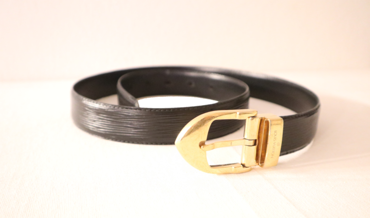 Louis Vuitton Gürtel Epileder schwarz-15471