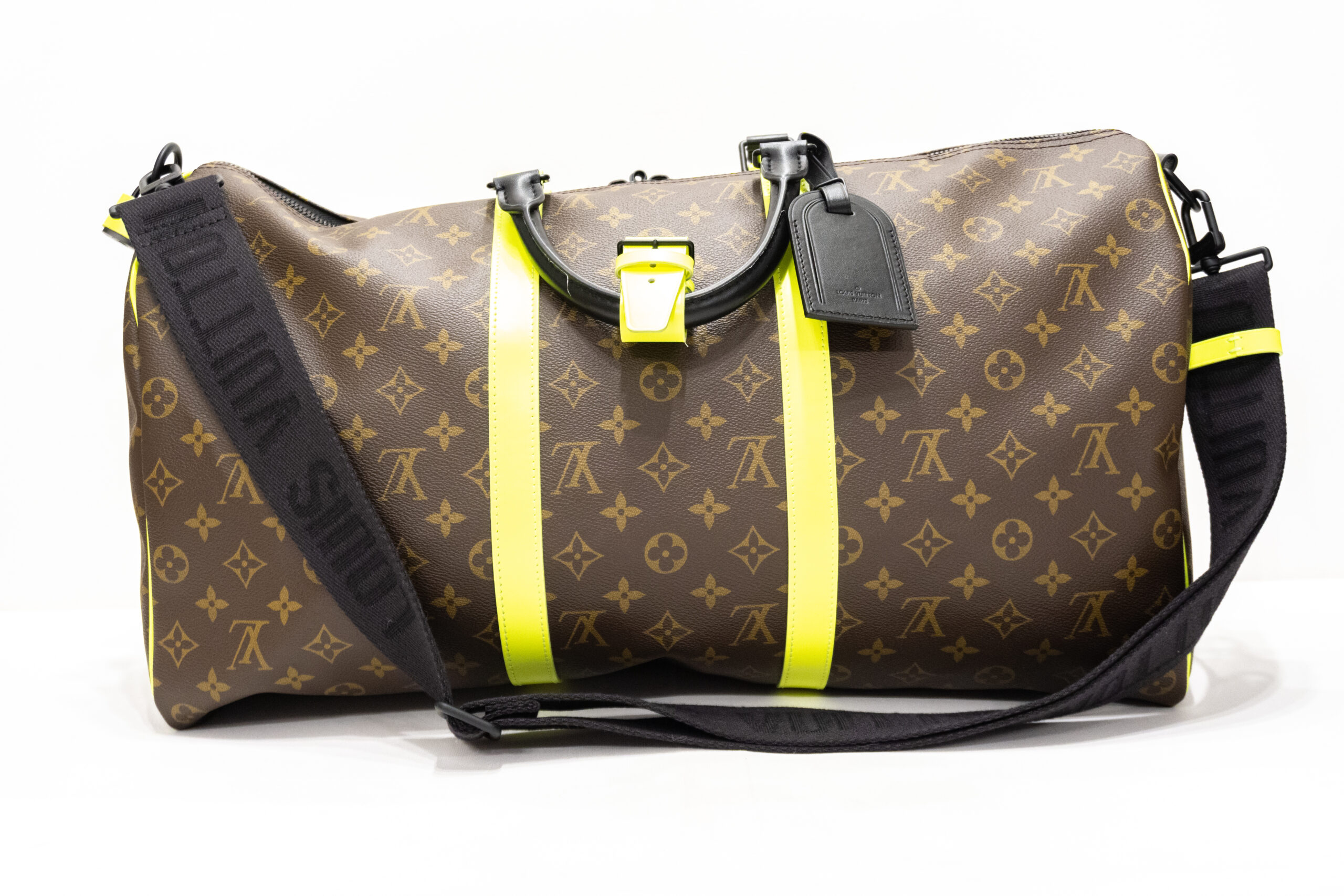 Louis Vuitton Reisetasche KEEPALL 50 Monogram Macassar Canvas