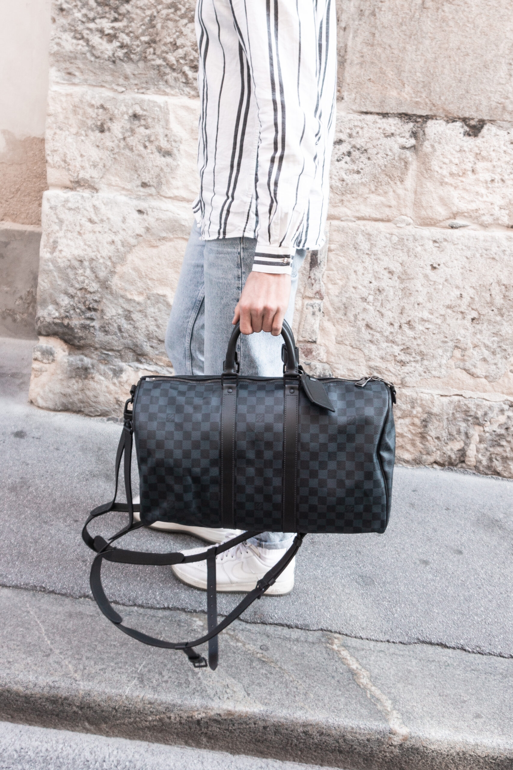 Louis Vuitton Damier Cobalt Keepall A Dos – Luxus Store