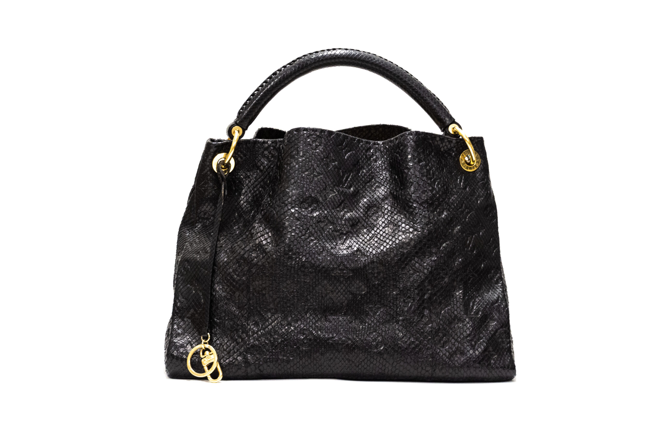 Louis Vuitton Tasche Artsy MM Python Leder schwarz – Luxus Store