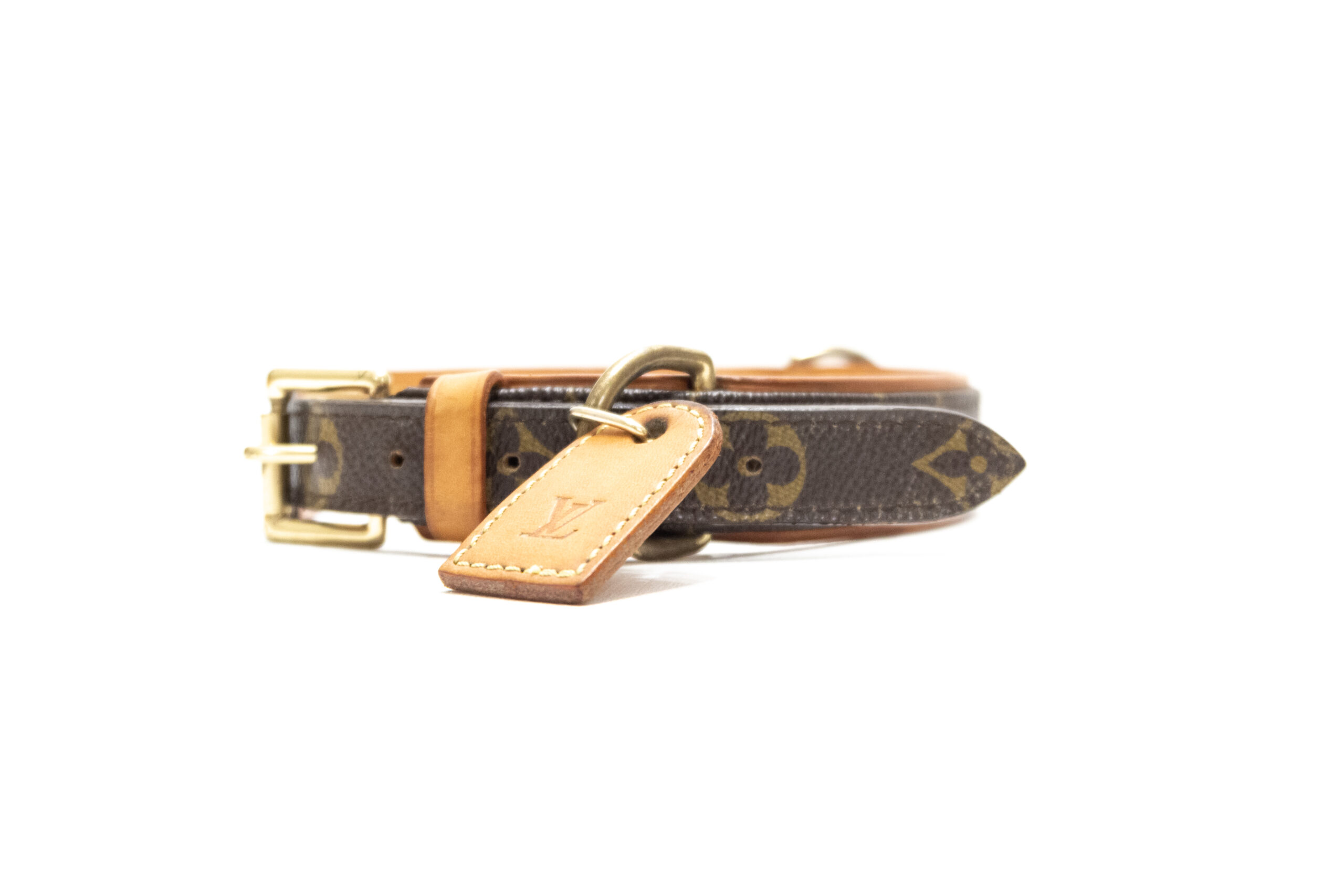 Louis Vuitton Baxter PM Hundehalsband & MM Hundescheine Set unbenutzt  SL0064 CV1189