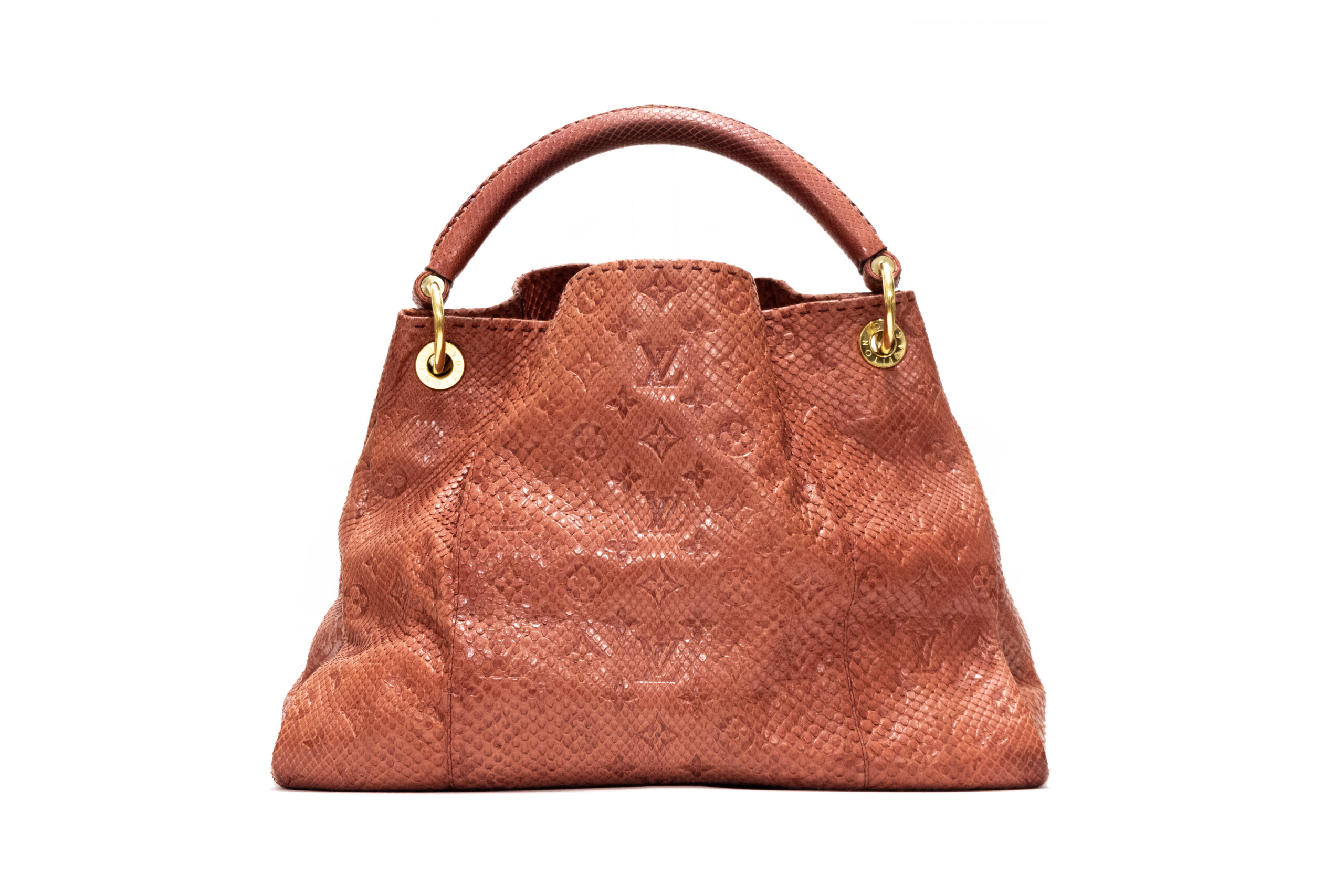 Louis Vuitton Tasche Artsy MM Python Leder rot – Luxus Store