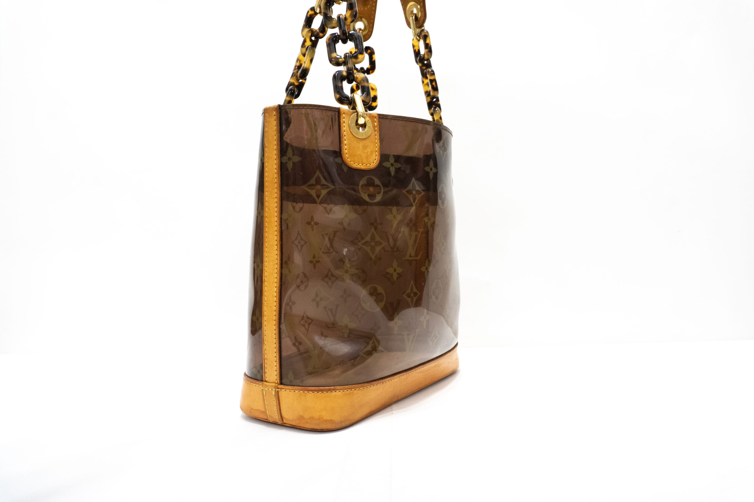 Louis Vuitton Tasche Cabas PM braun transparent – Luxus Store