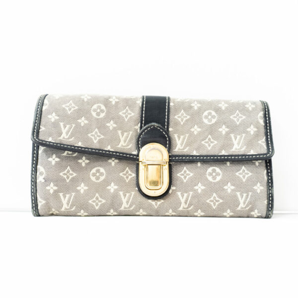 Louis Vuitton Monogram Idylle Mini Lin Long Wallet 