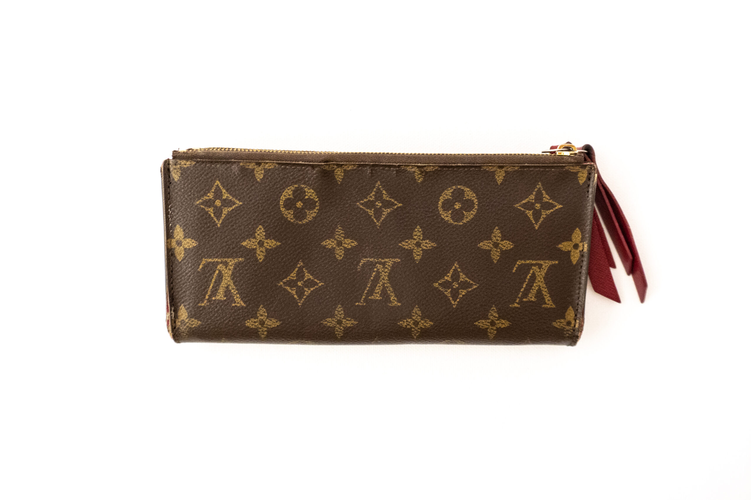 Louis Vuitton Geldbörse Monogram Canvas weinrot – Luxus Store