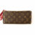 Louis Vuitton Geldbörse Monogram Canvas weinrot