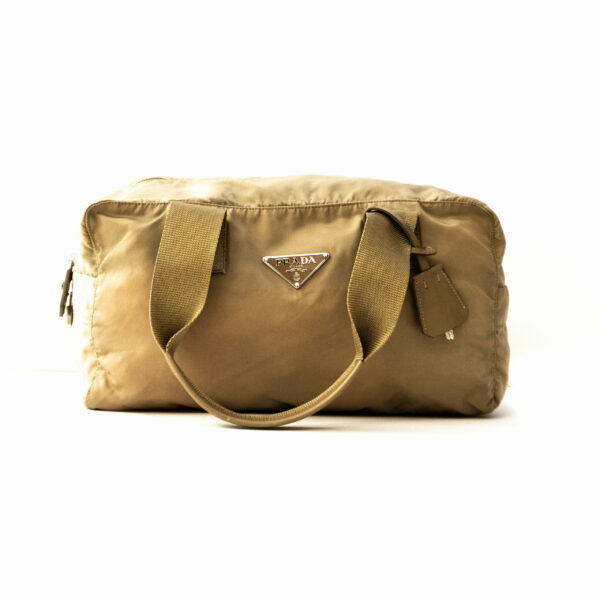 Prada Reisetasche Beige