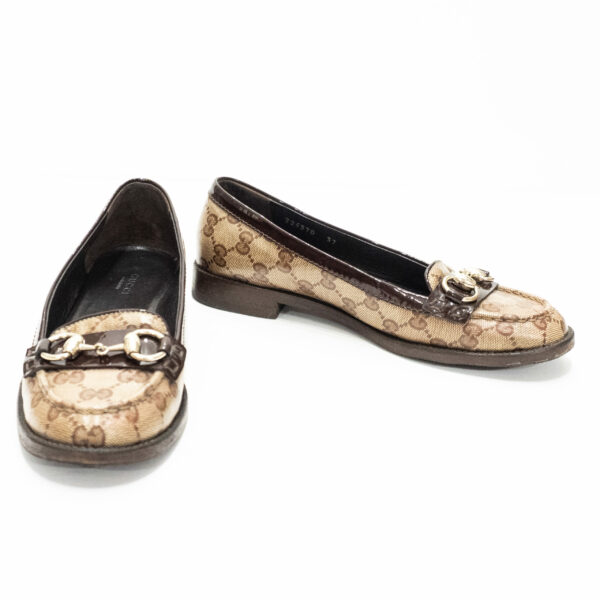 Gucci Schuhe Loafer braun 37
