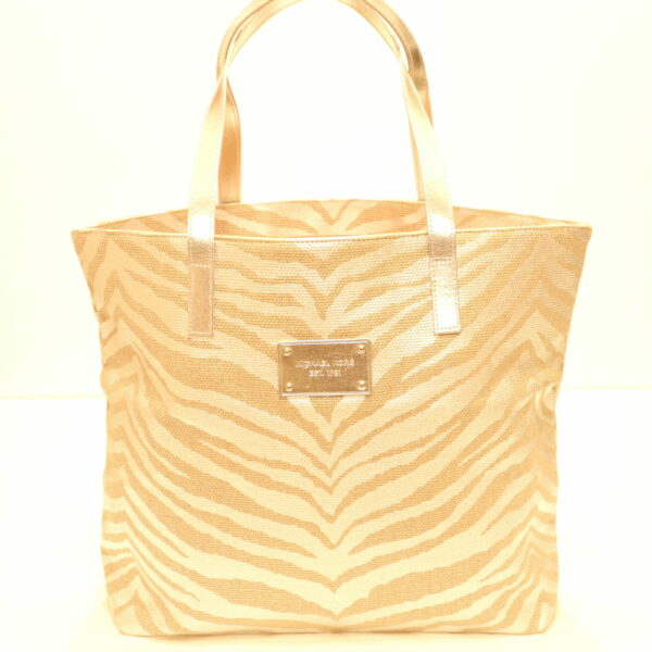 Michael Kors Tasche Zebra Silber