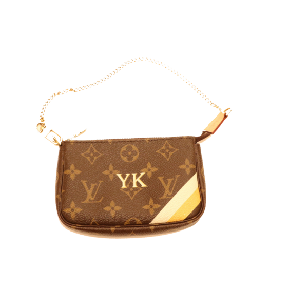 Louis Vuitton Mini Pochette Monogram Canvas YK Braun