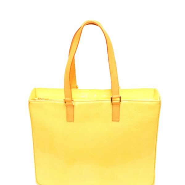 Louis Vuitton Tasche Columbus Vernis Leder gelb