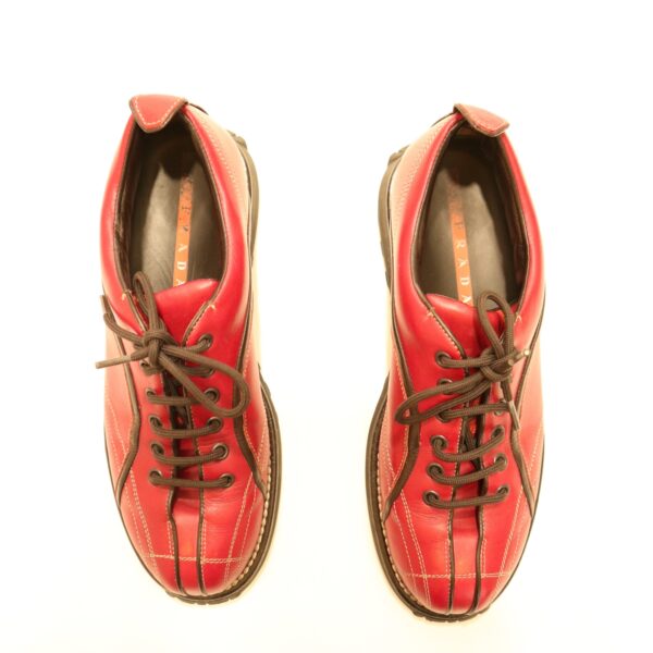 Prada Turnschuhe Sneakers rot 40