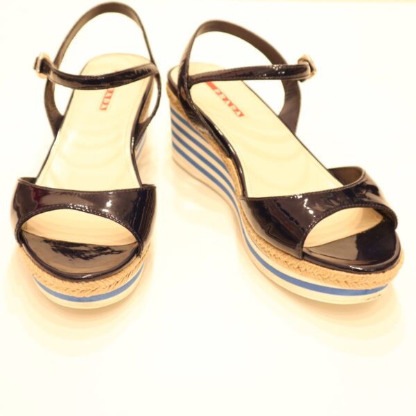 Prada Sandalen/ Wedges Blau Gr.39