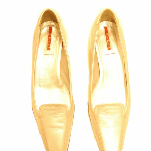 Prada Kitten Heels Silber Gr.38